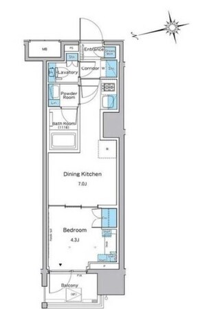 ルフォンプログレ品川戸越の物件間取画像